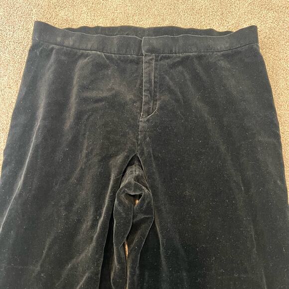 Lauren Ralph Lauren Women's Velvet Trouser Black Size‎ 10 Petite - Picture 3 of 10